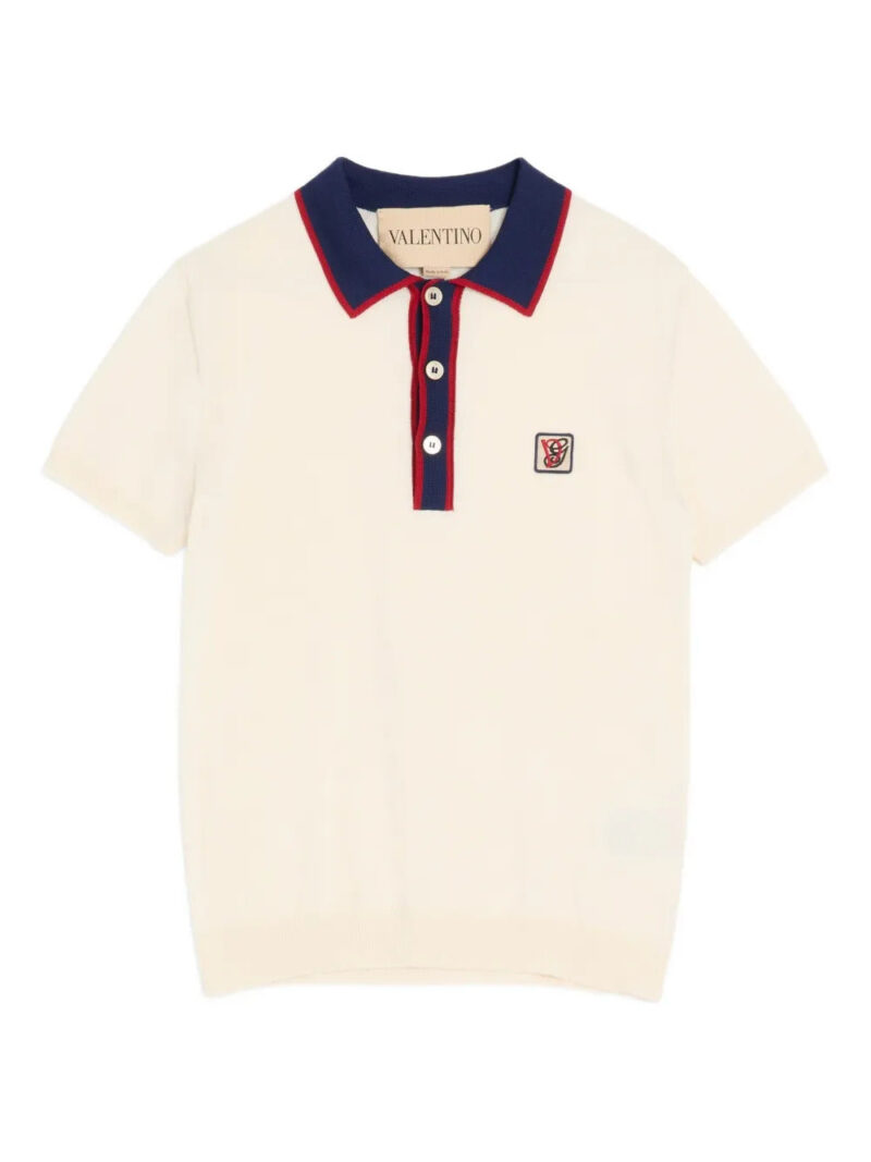 Valentino Garavani  logo-patch polo shirt