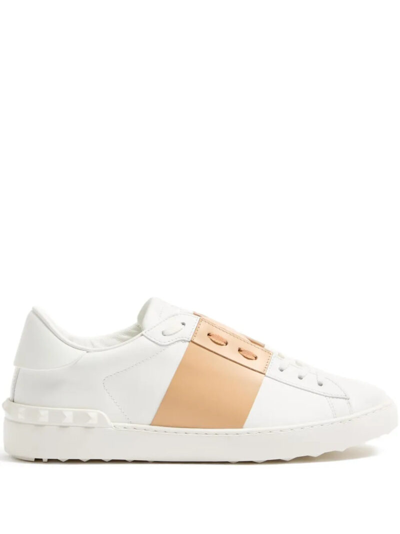 Valentino Garavani  Open stud-detail sneakers