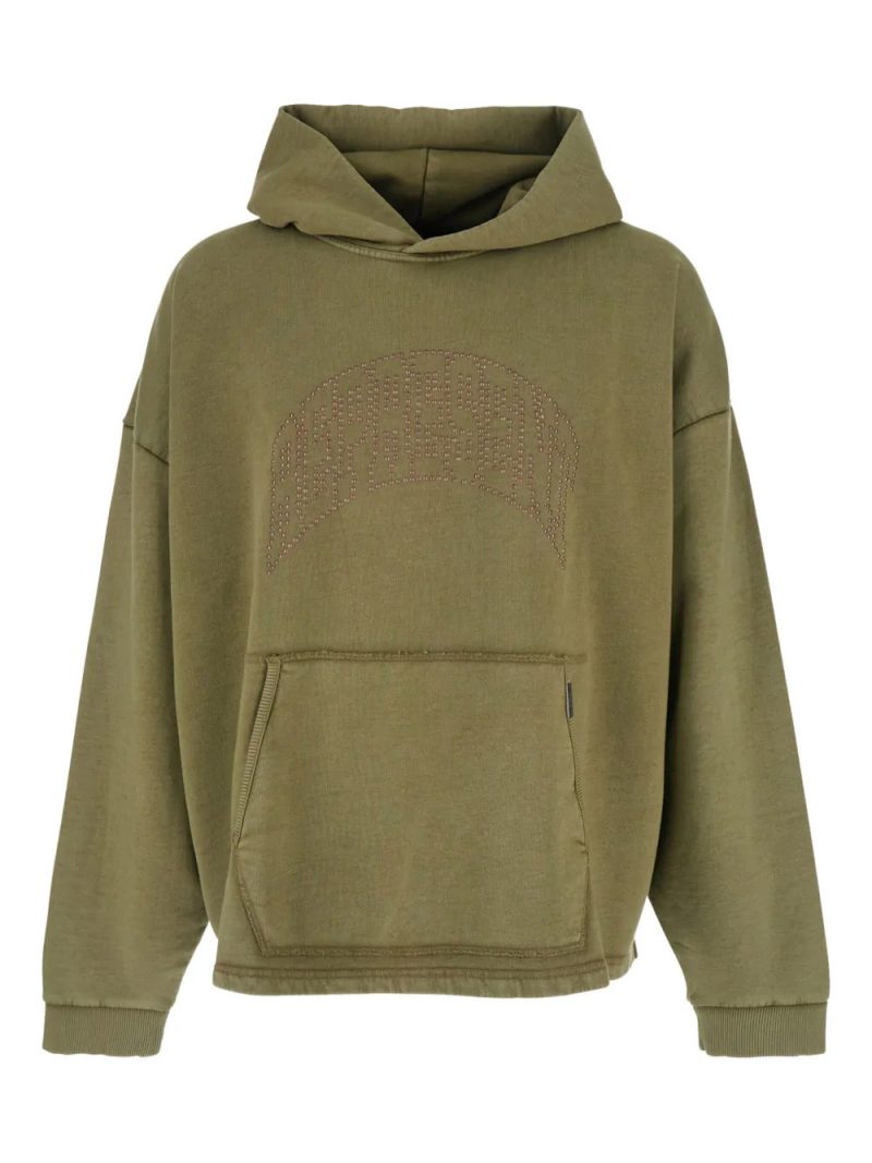 Represent  kangaroo-pocket logo hoodie