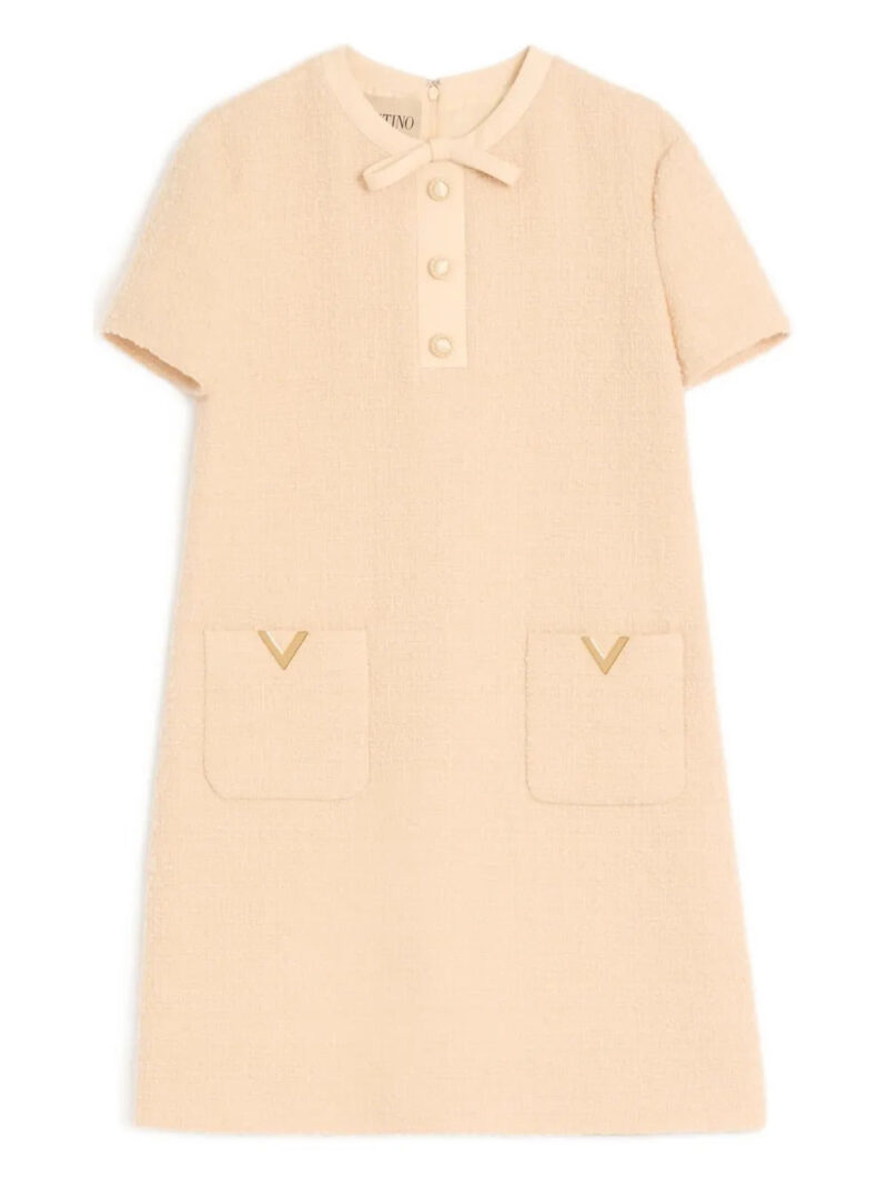 Valentino Garavani  short dress in curly wool