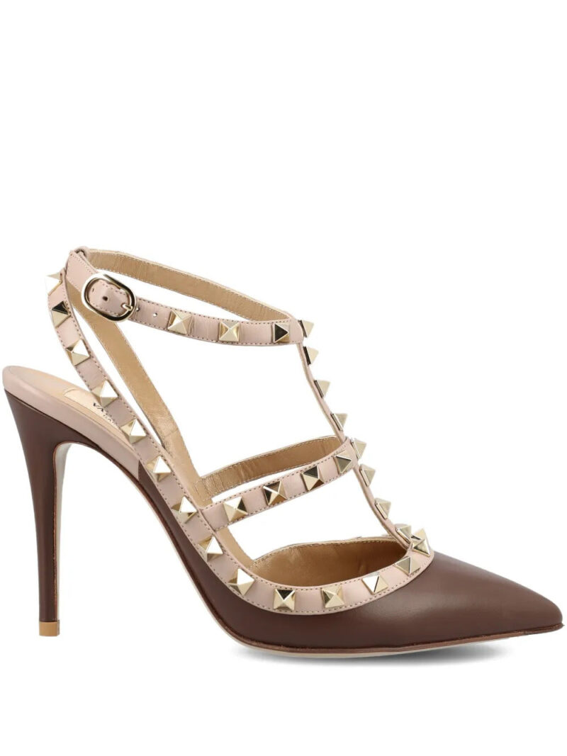 Valentino Garavani  studded straps heeled pumps