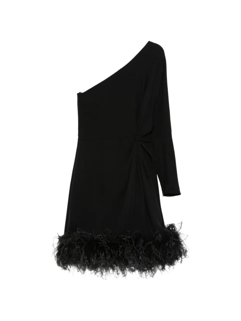 Valentino Garavani  one-shoulder feather dress