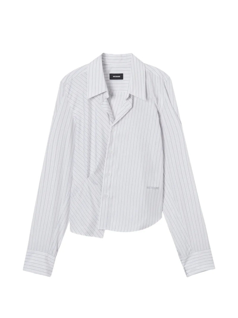 We11done  striped collared shirt