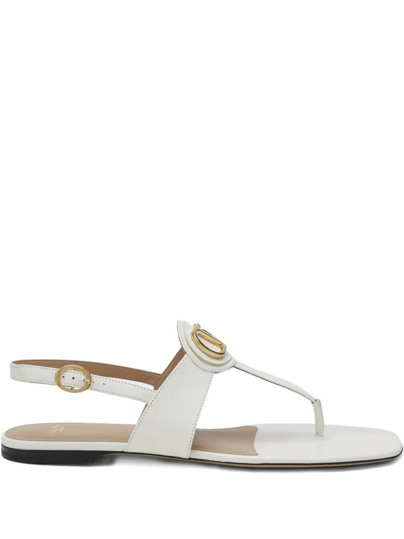 Valentino Garavani   logo thong sandals