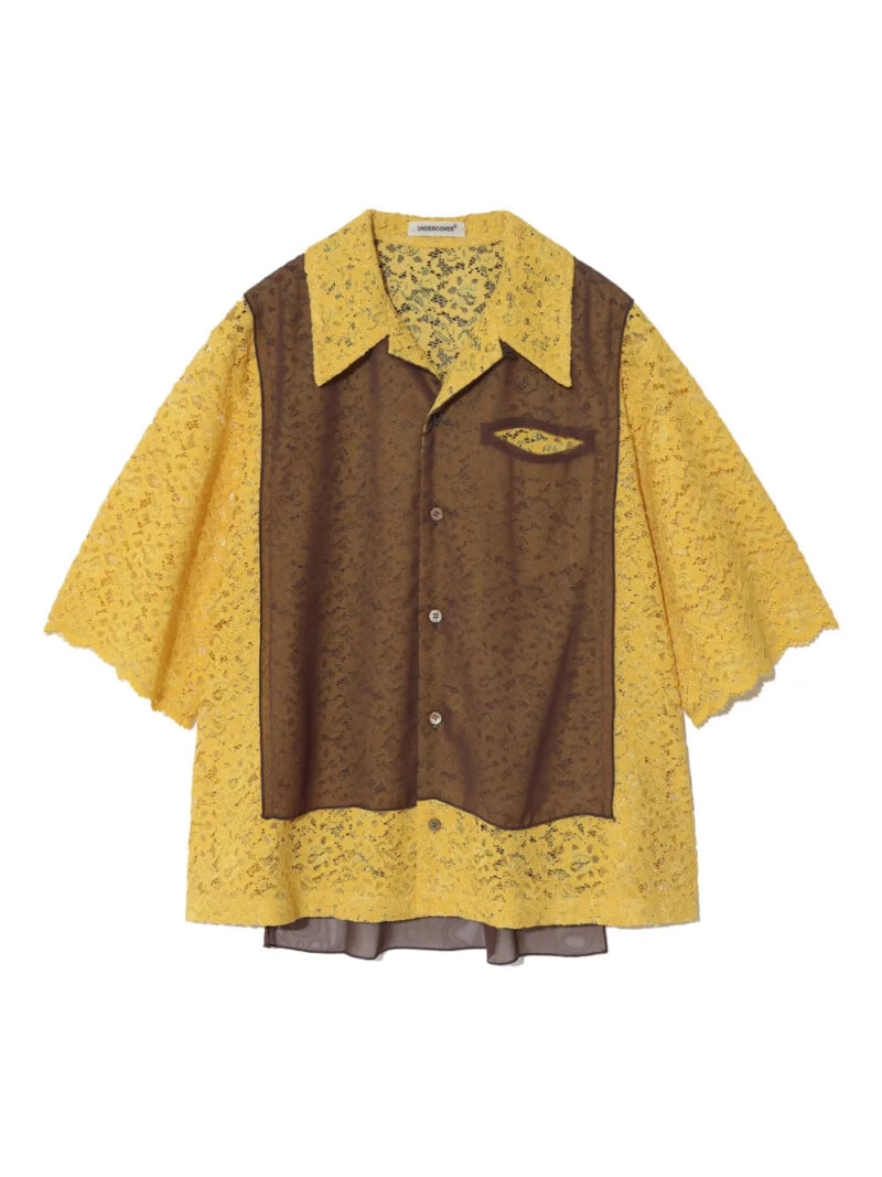 Undercover  lace collared shirt