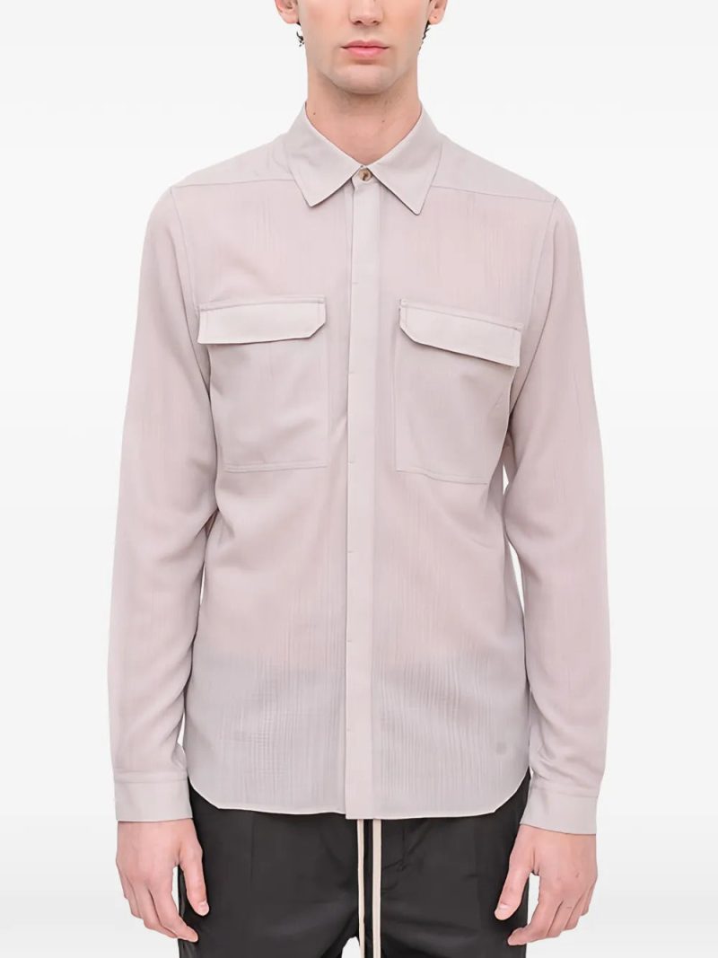 Rick Owens  chest-pocket shirt