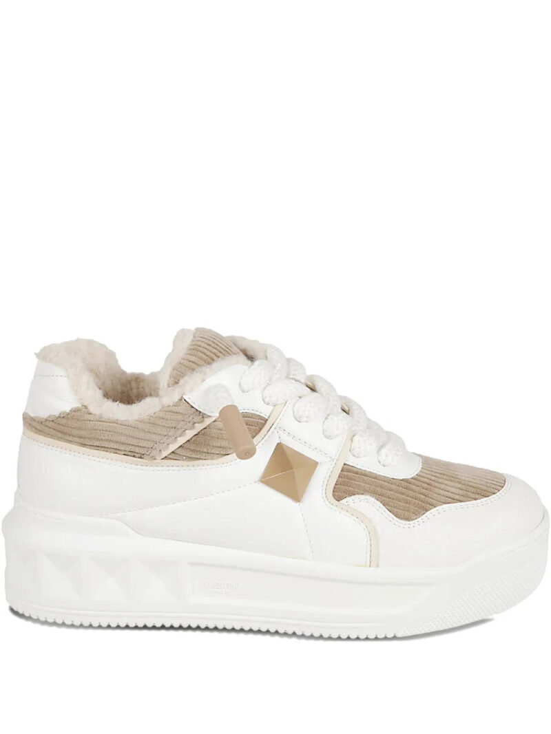 Valentino Garavani  Rockstud leather sneakers
