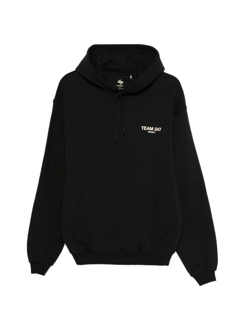 Represent  logo-print hoodie