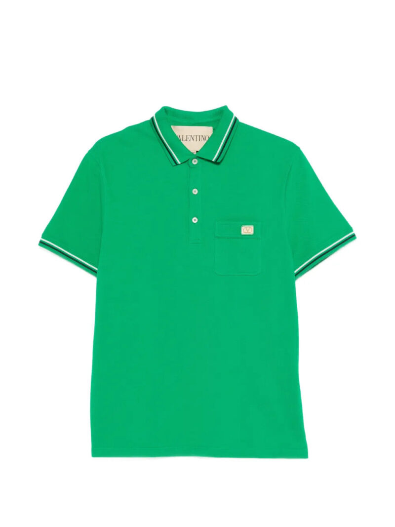Valentino Garavani  pocket trim polo T-shirt