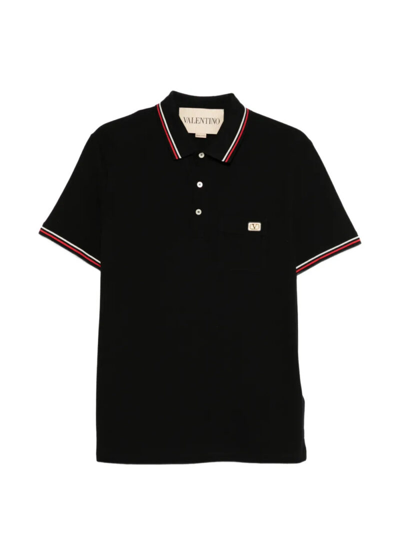 Valentino Garavani  pocket trim polo shirt
