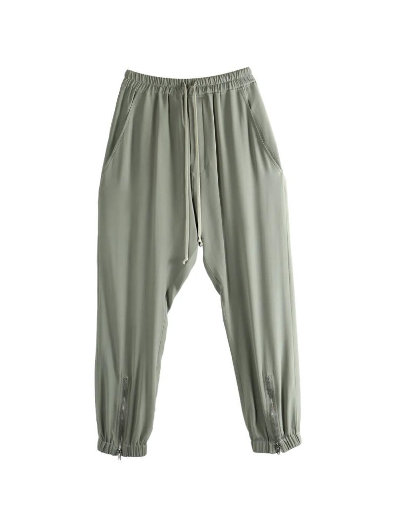 Rick Owens drawstring zip trousers