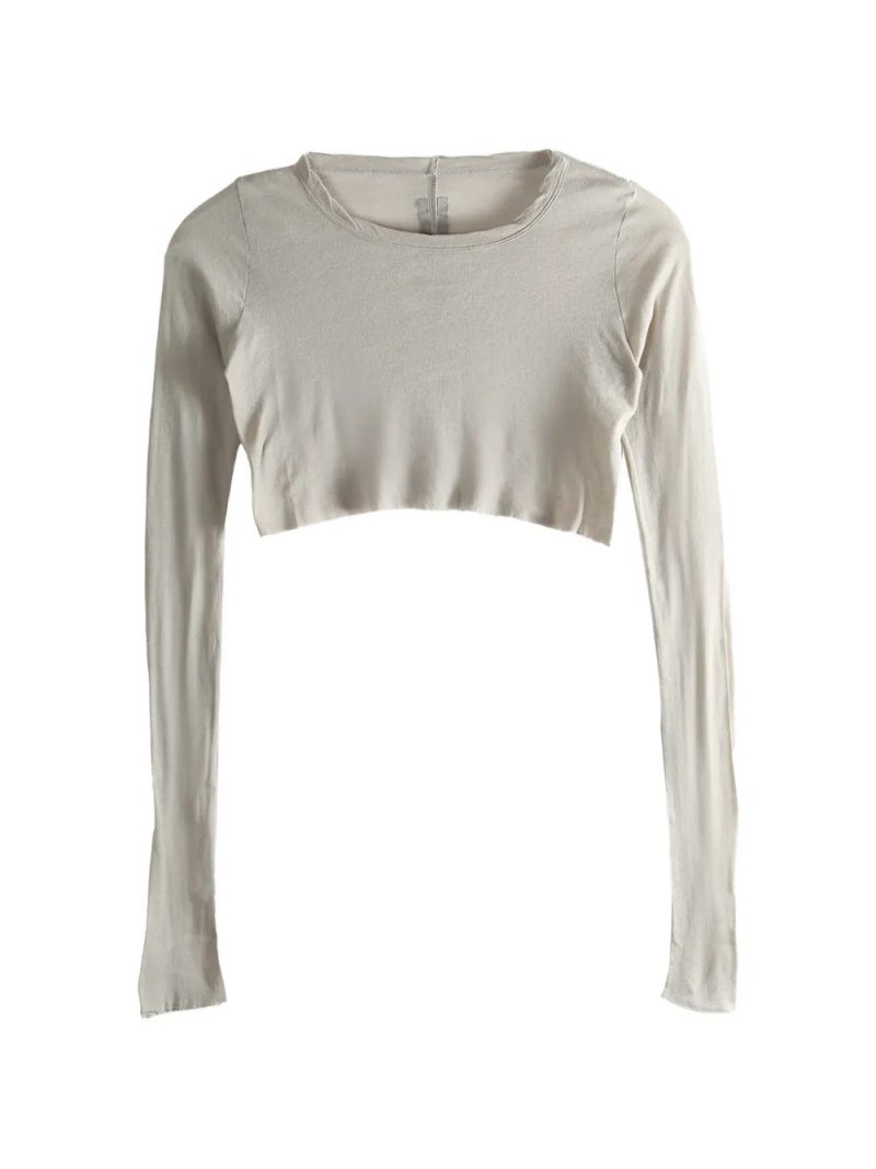 Rick Owens  long-sleeved cropped top