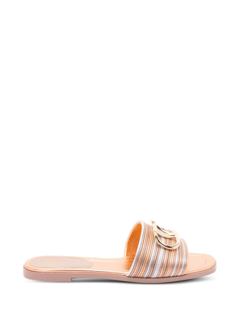 Valentino Garavani  logo-detail flat sandals