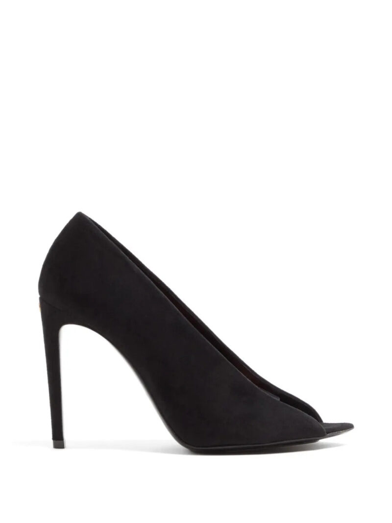 Valentino Garavani  open toe Révélé suede pumps 105Mm