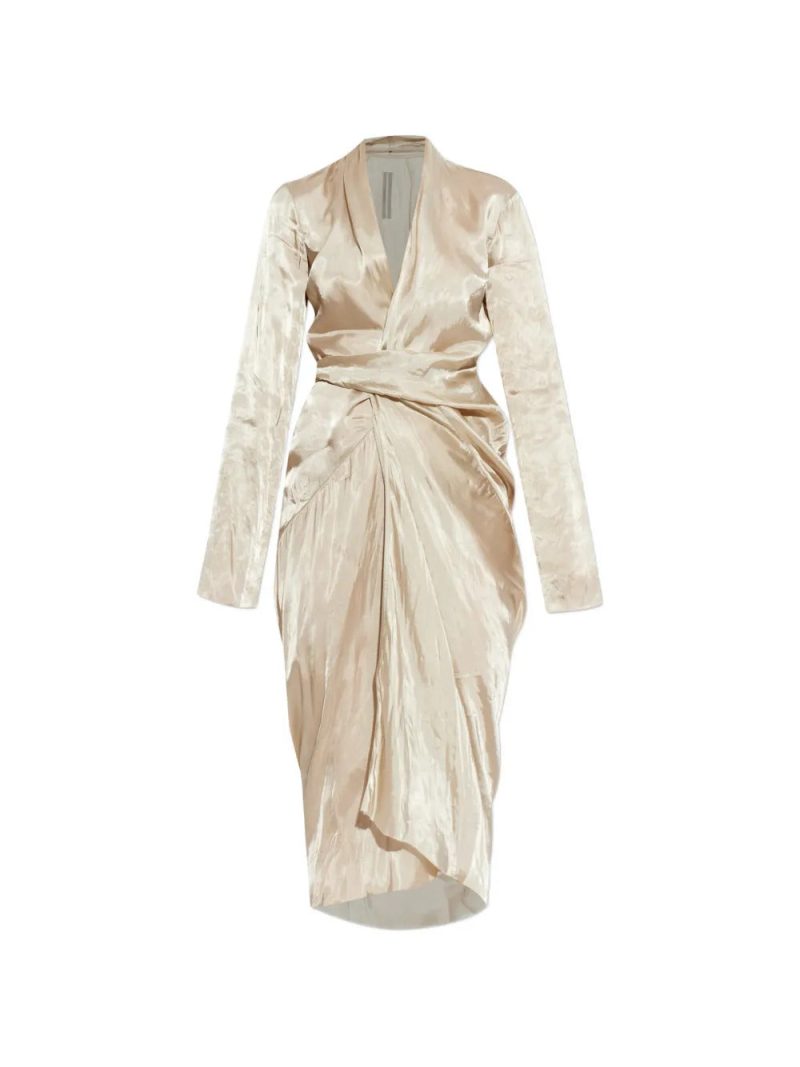 Rick Owens  tie-waist dress