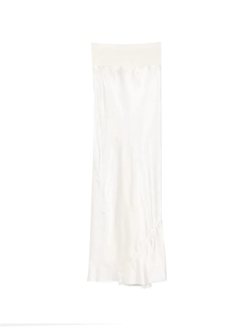 Rick Owens gathered midi skirt