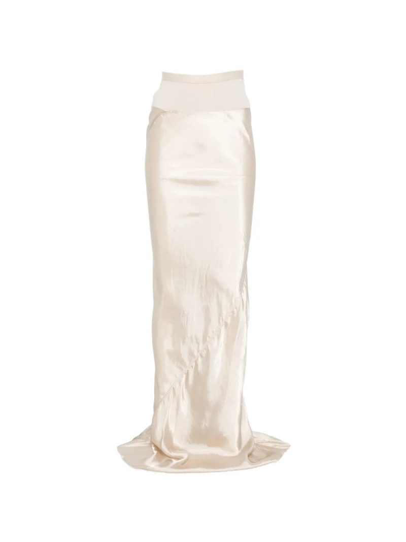 Rick Owens  ribbed waistband skirt