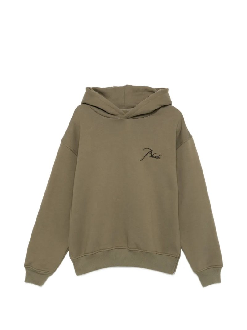 RHUDE  green hoodie