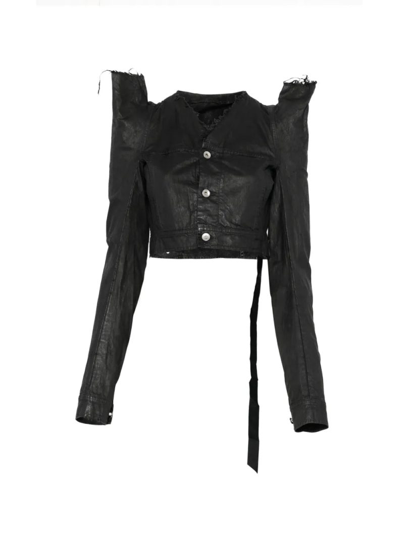 Rick Owens DRKSHDW  frayed jacket