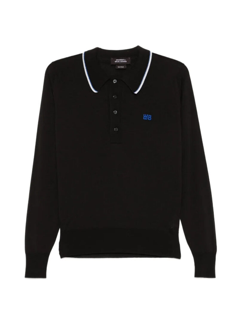 Wales Bonner  Henry collared polo top