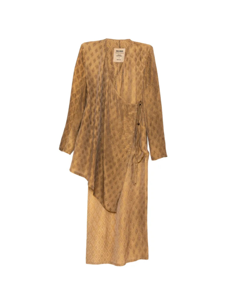 Uma Wang  diamond jacquarded kunto warp jacket