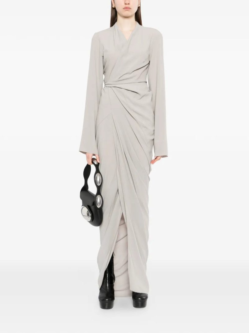 Rick Owens  wrap draped maxi dress