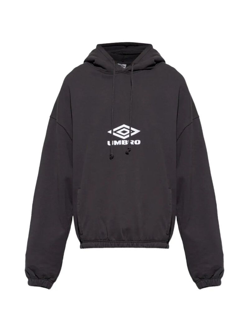 UMBRO logo-embroidery hoodie