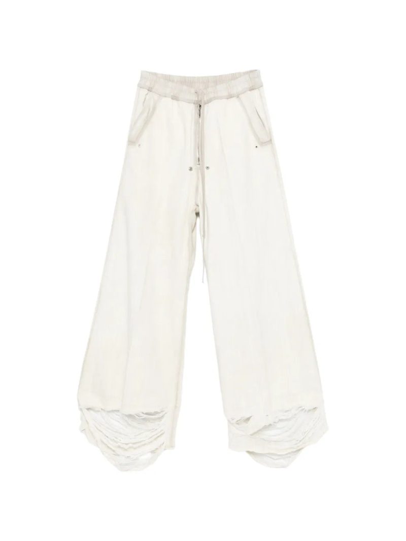 Rick Owens  Bela drawstring ripped trousers