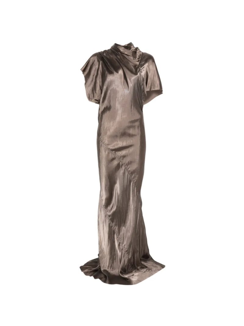 Rick Owens  short-sleeve draped-design maxi dress