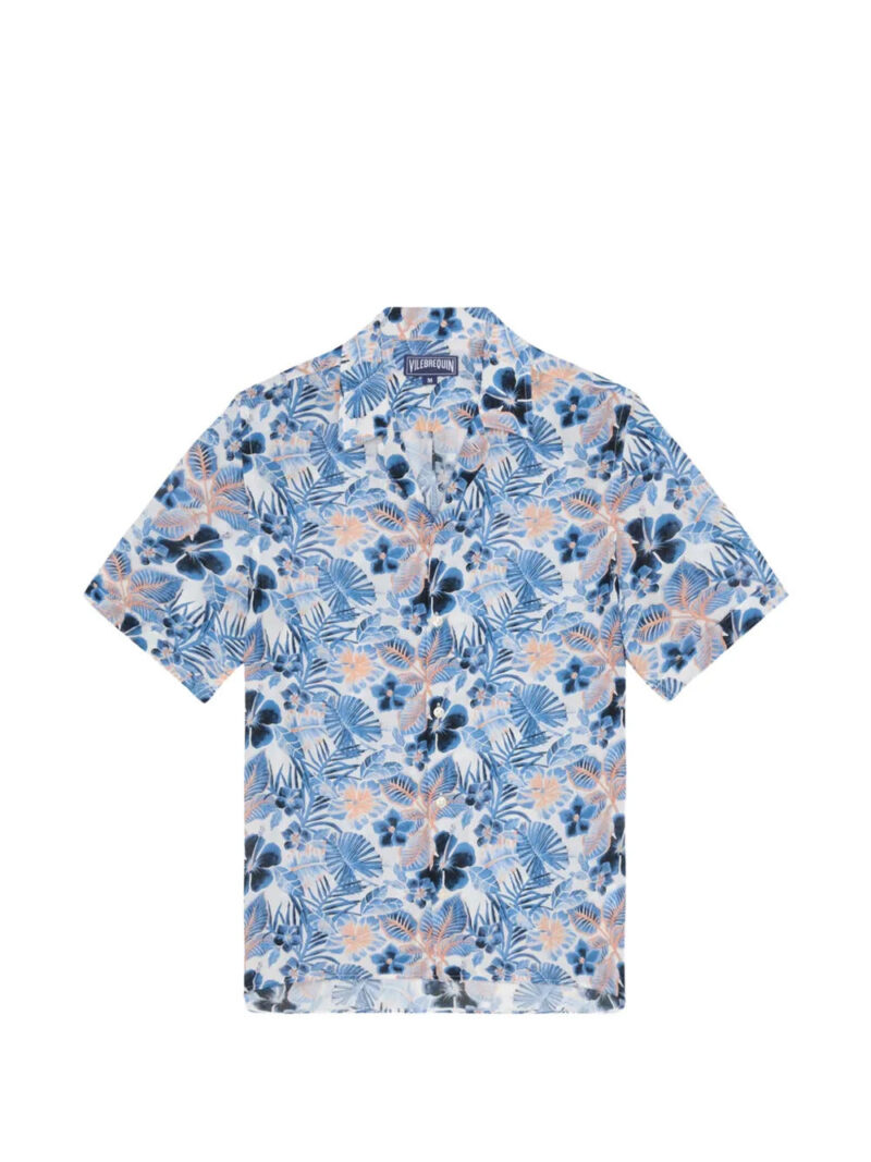 Vilebrequin  floral-print short-sleeve shirt
