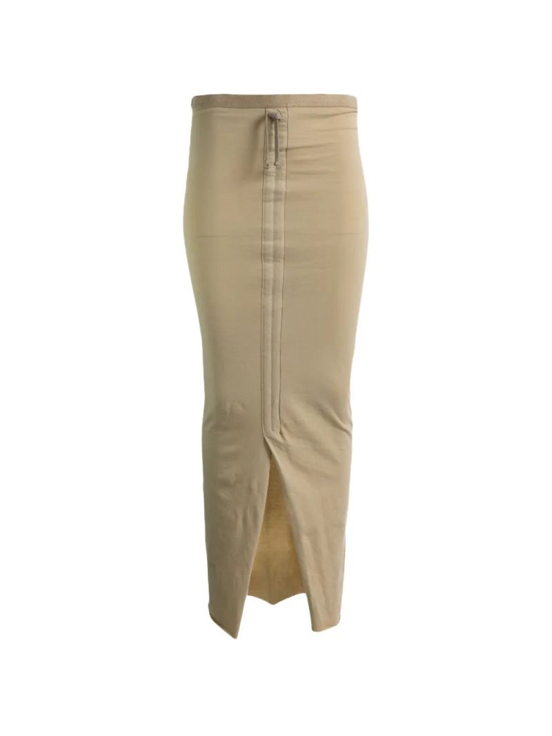 Rick Owens  drawstring slit skirt