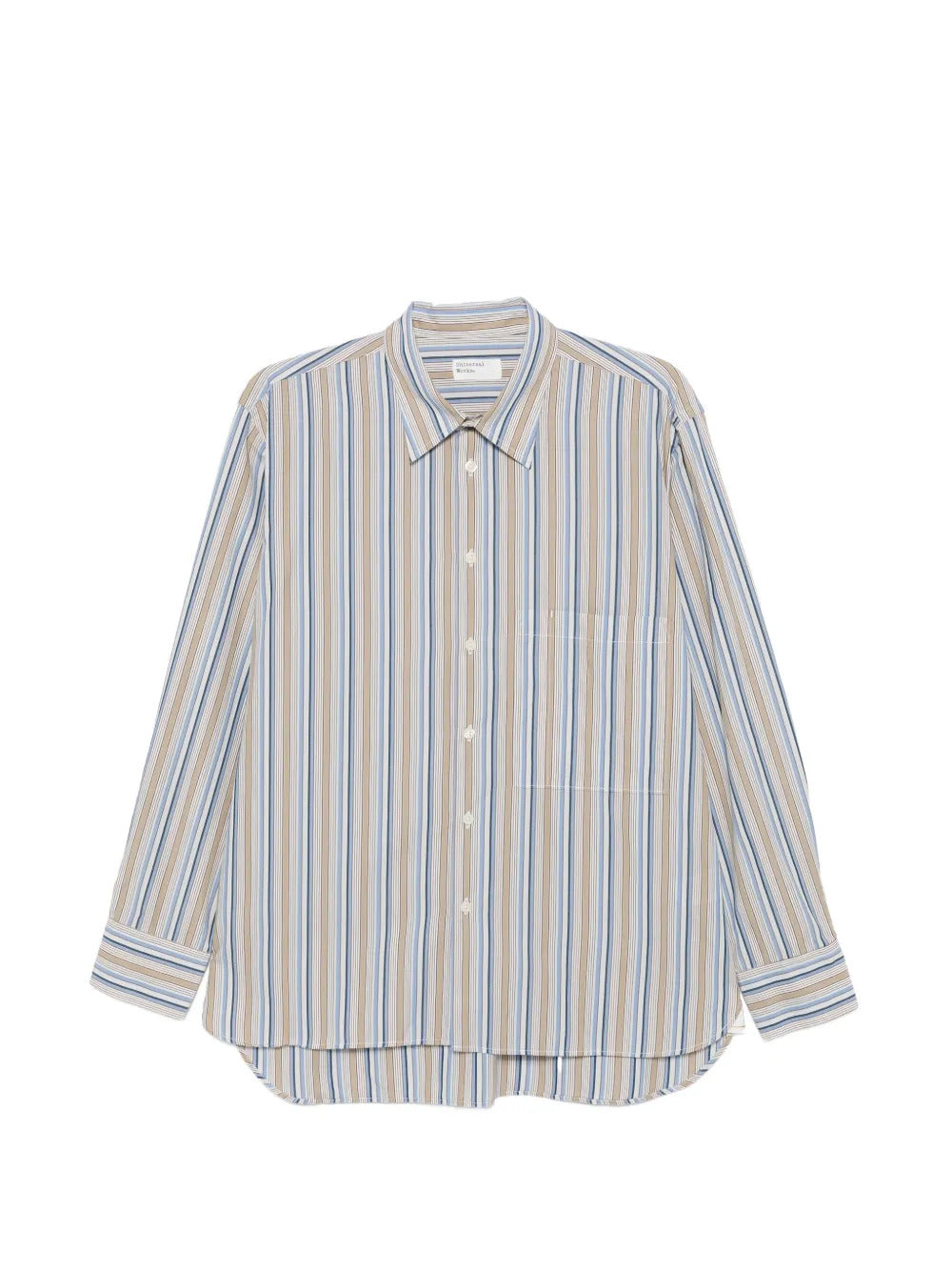 Universal Works pocket striped shirt