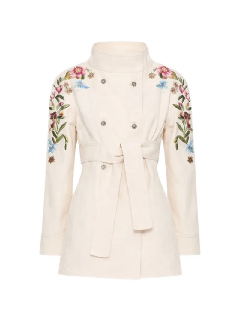 Valentino Garavani  embroidered denim jacket