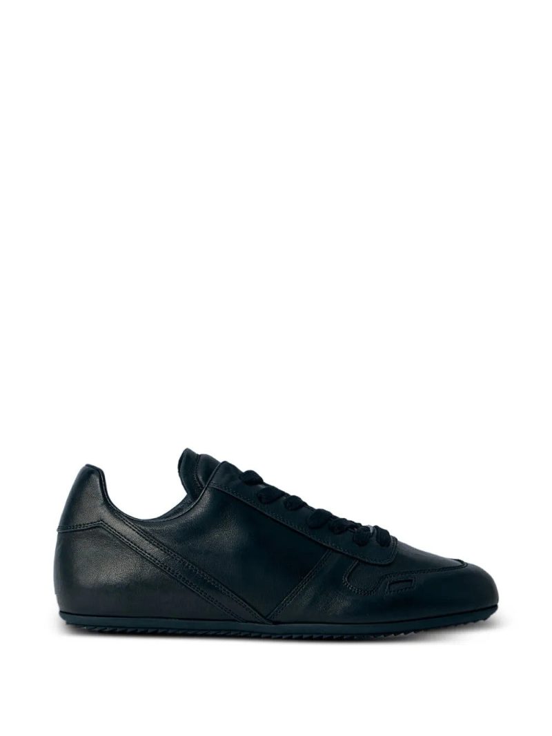 Rick Owens  round toe lace-up sneakers