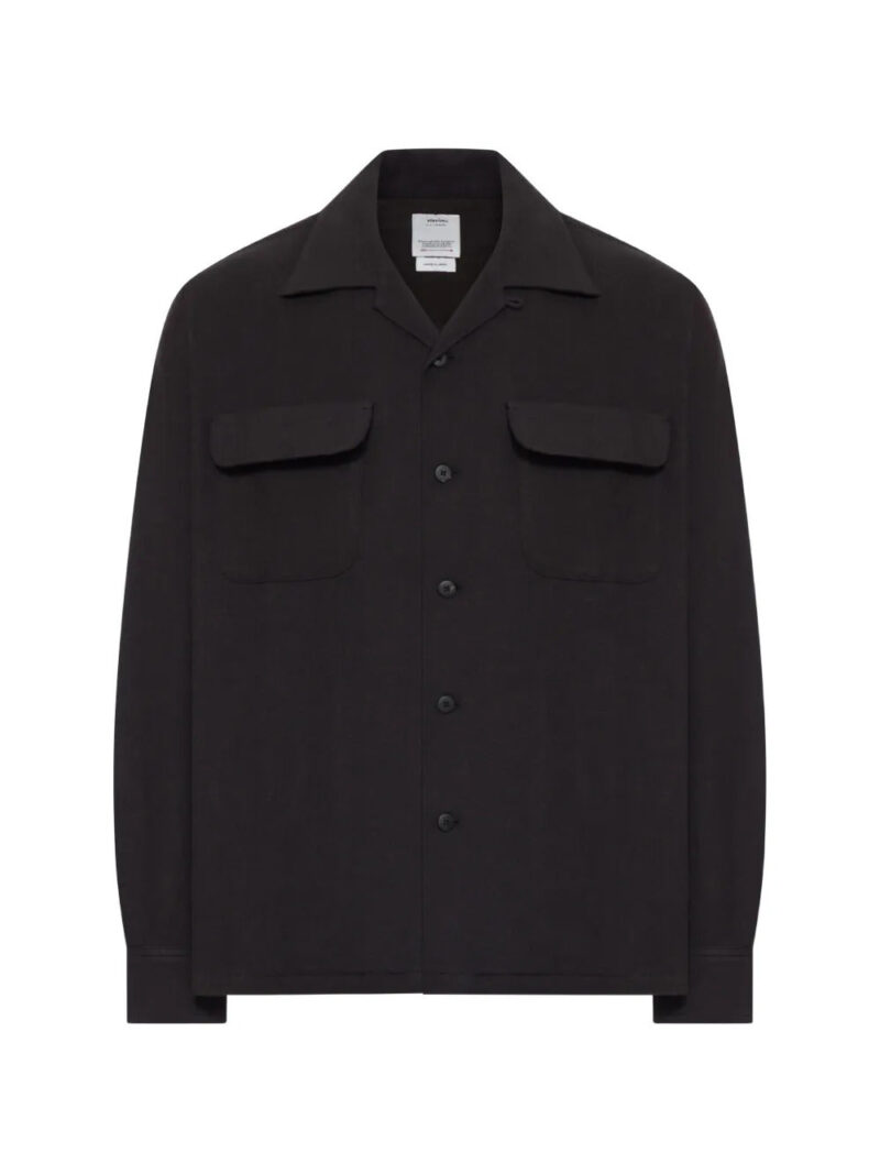 visvim  patch-pocket wool overshirt