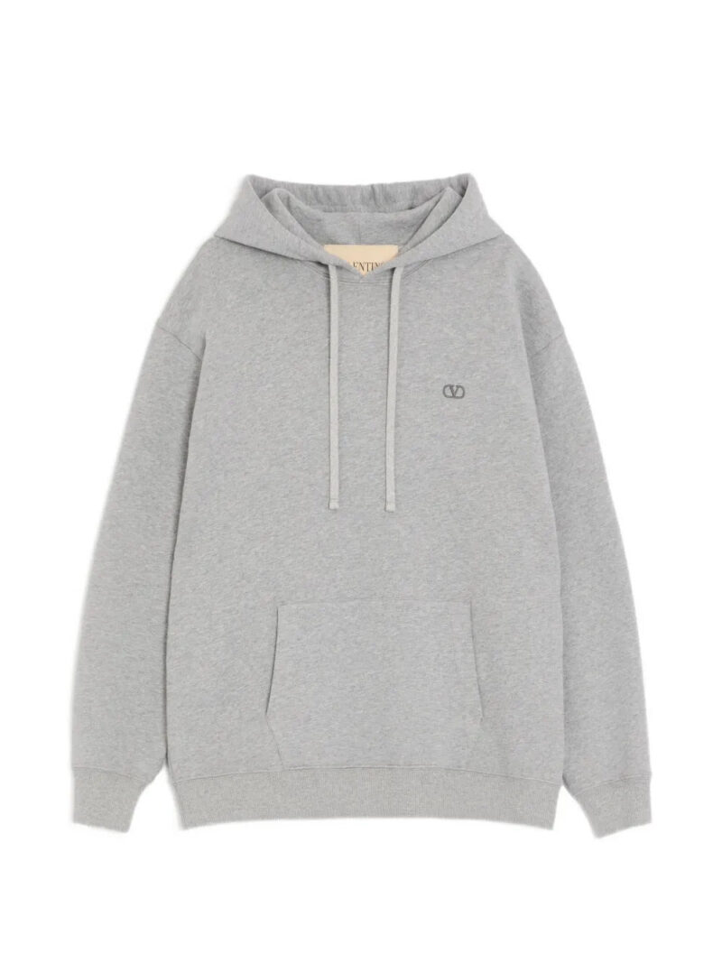 Valentino Garavani  cotton hoodie with VLogo embroidery