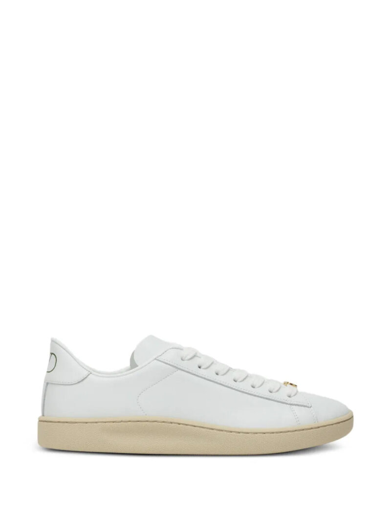 Valentino Garavani  logo leather sneakers