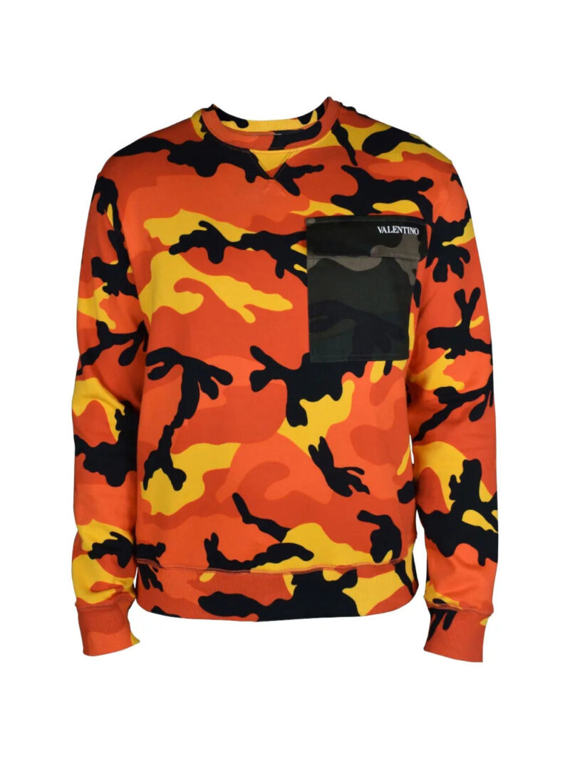 Valentino Garavani camo pocket sweater