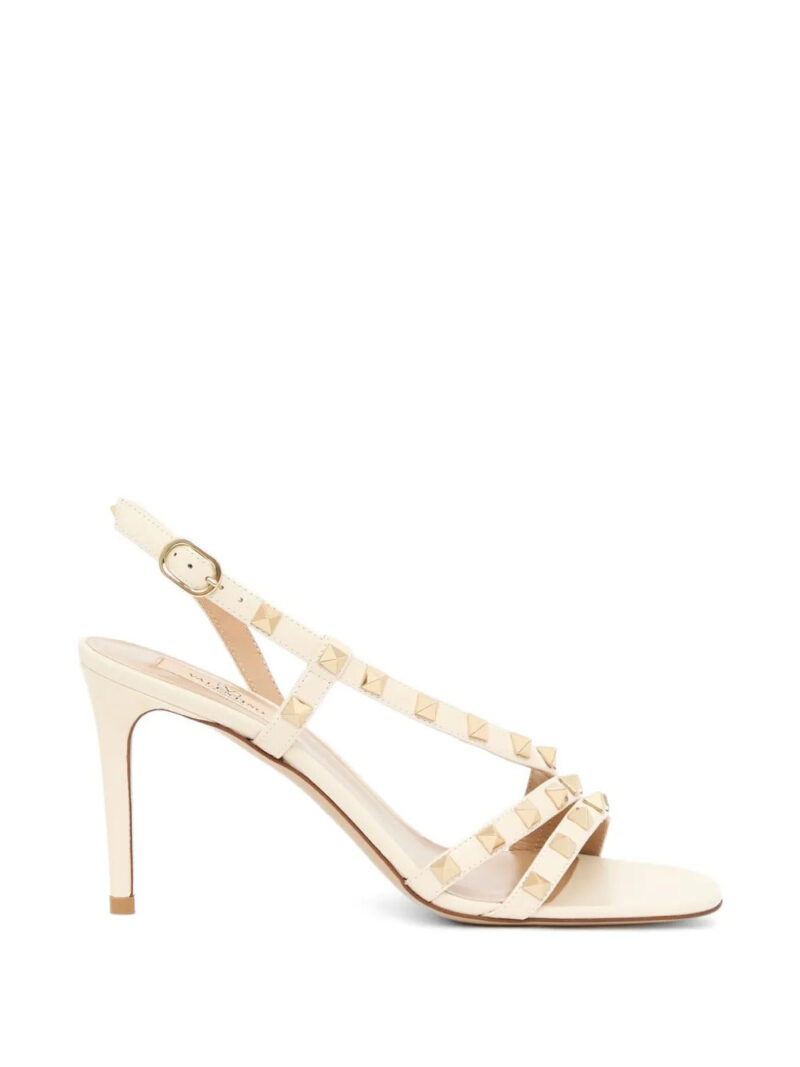 Valentino Garavani Rockstud calfskin sandals 85mm