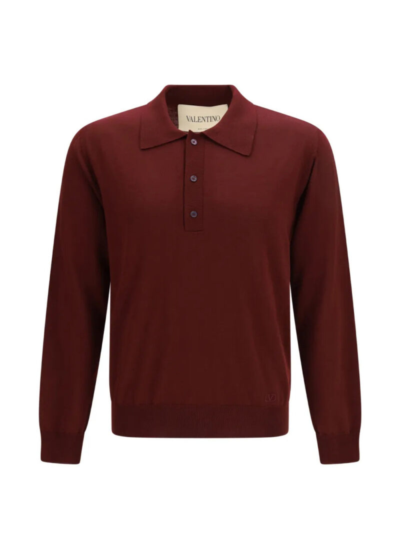 Valentino Garavani  long-sleeved polo shirt