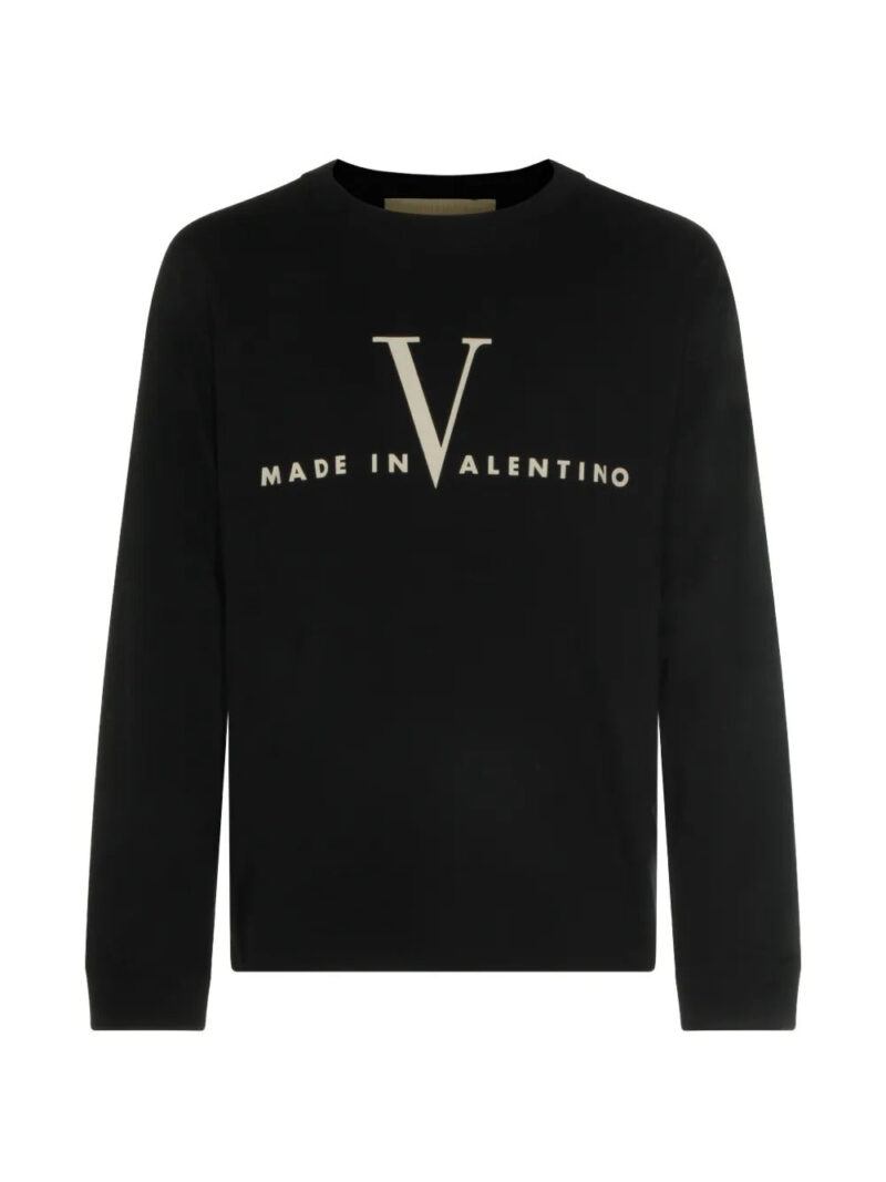 Valentino Garavani  logo-print long-sleeve sweatshirt