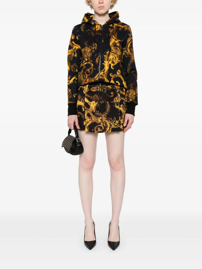 Versace Jeans Couture  Watercolor Couture-print mini skirt