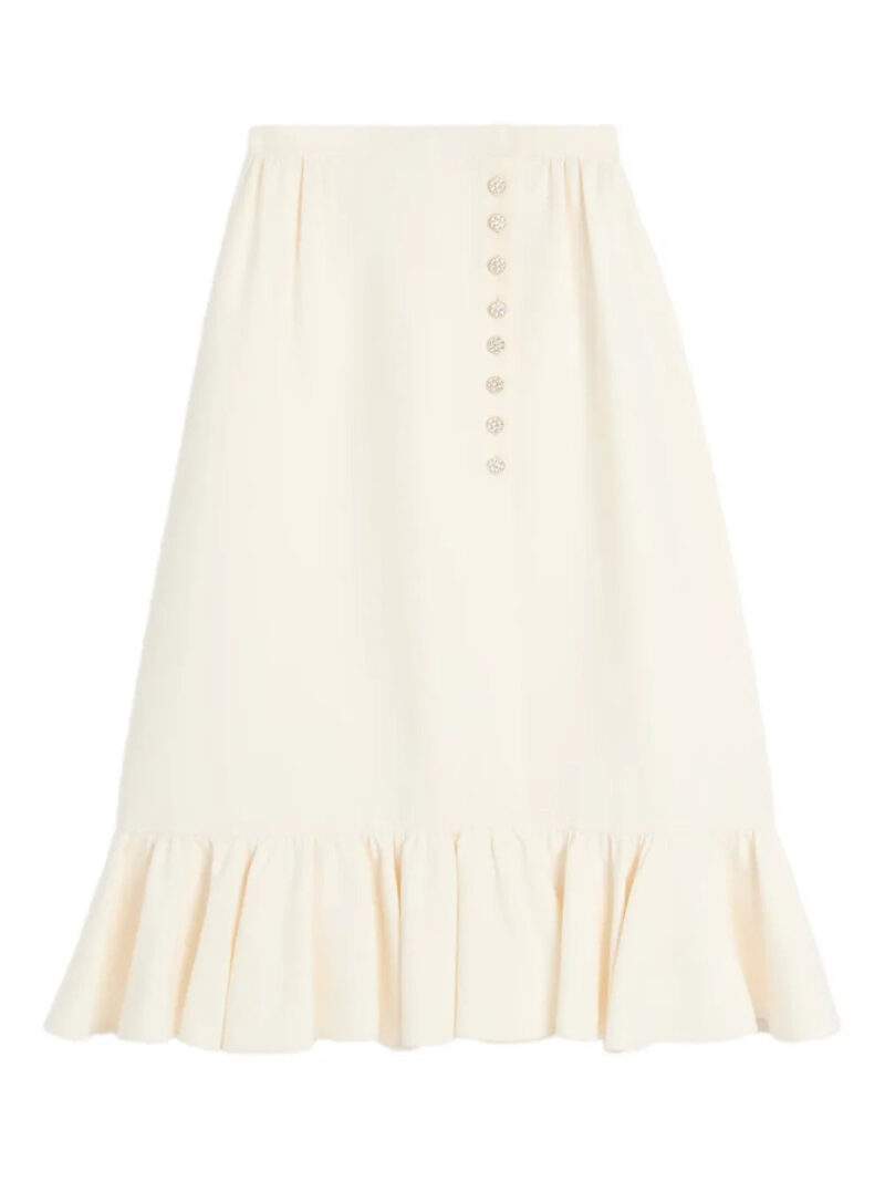 Valentino Garavani  crepe midi skirt