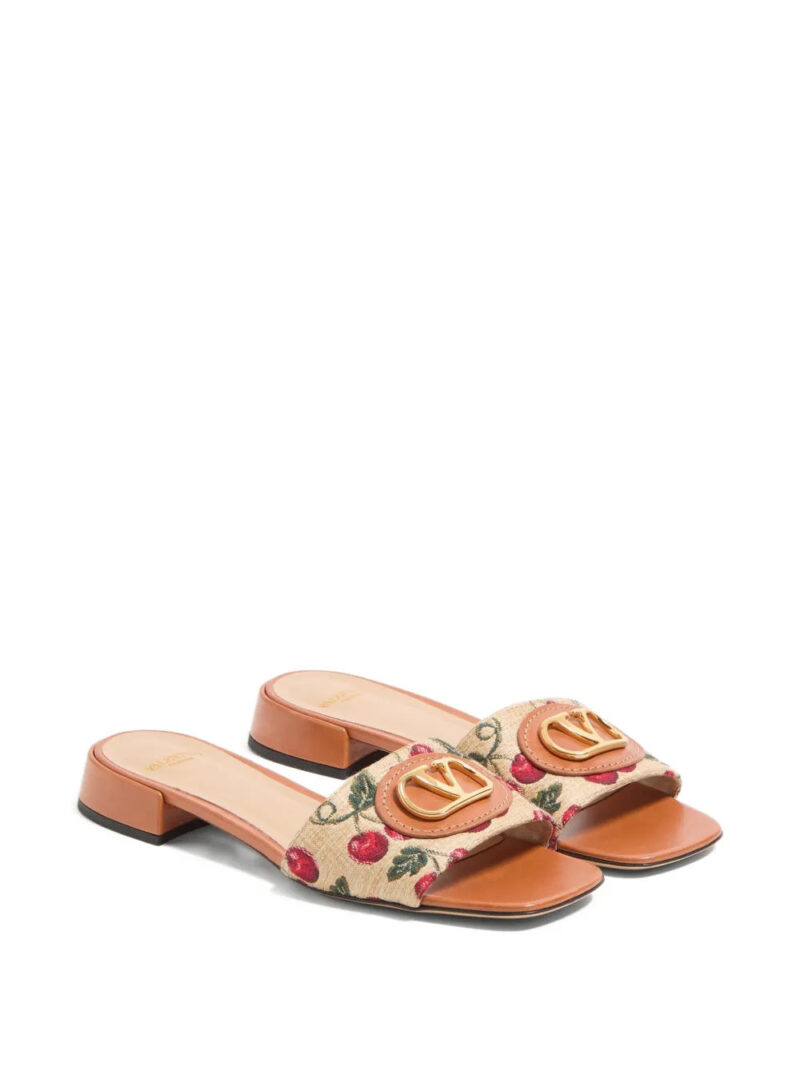 Valentino Garavani VLogo Signature Cherryfic-motif sandals