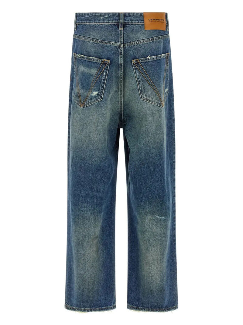 VETEMENTS cotton baggy jeans