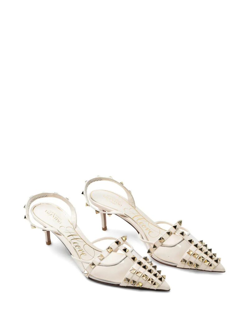 Valentino Garavani  studded-embellishment sling-back pumps