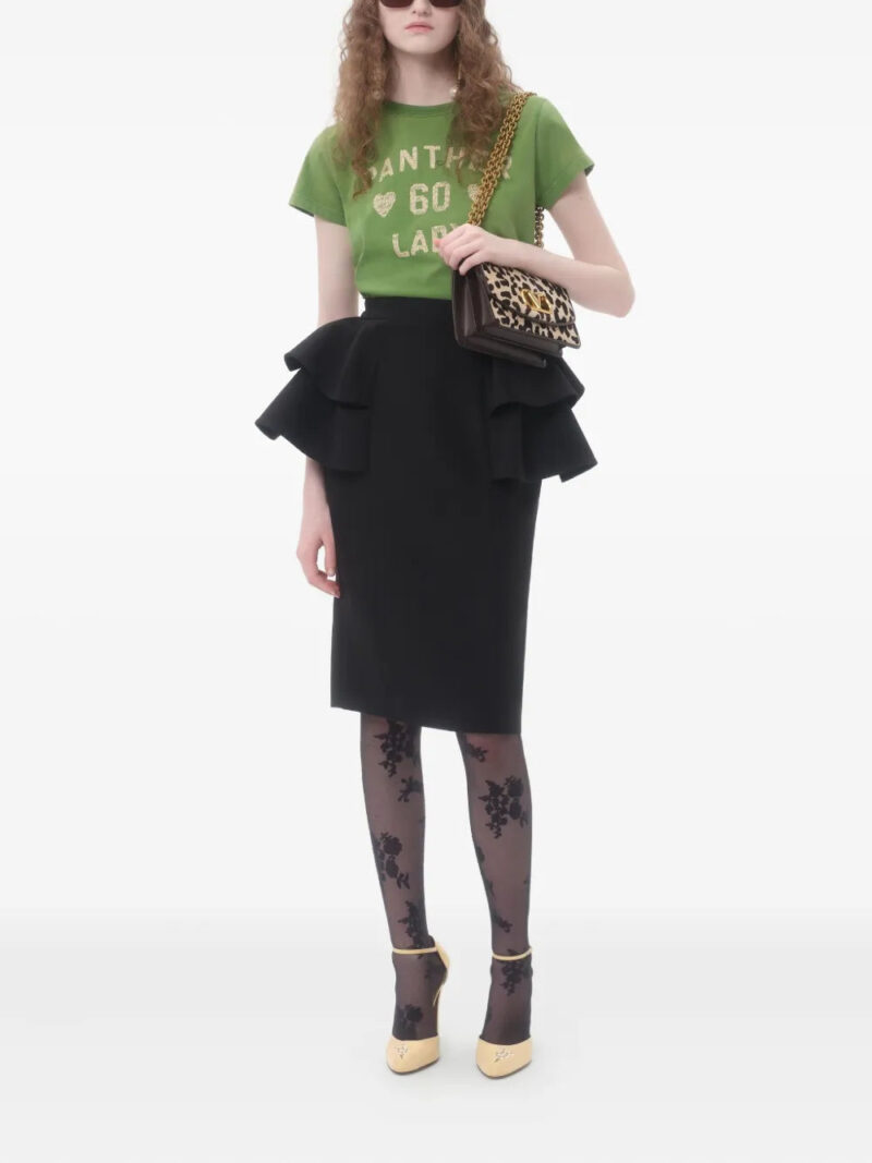 Valentino Garavani  Crepe Couture midi skirt