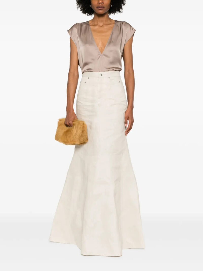 Rick Owens godet maxi skirt