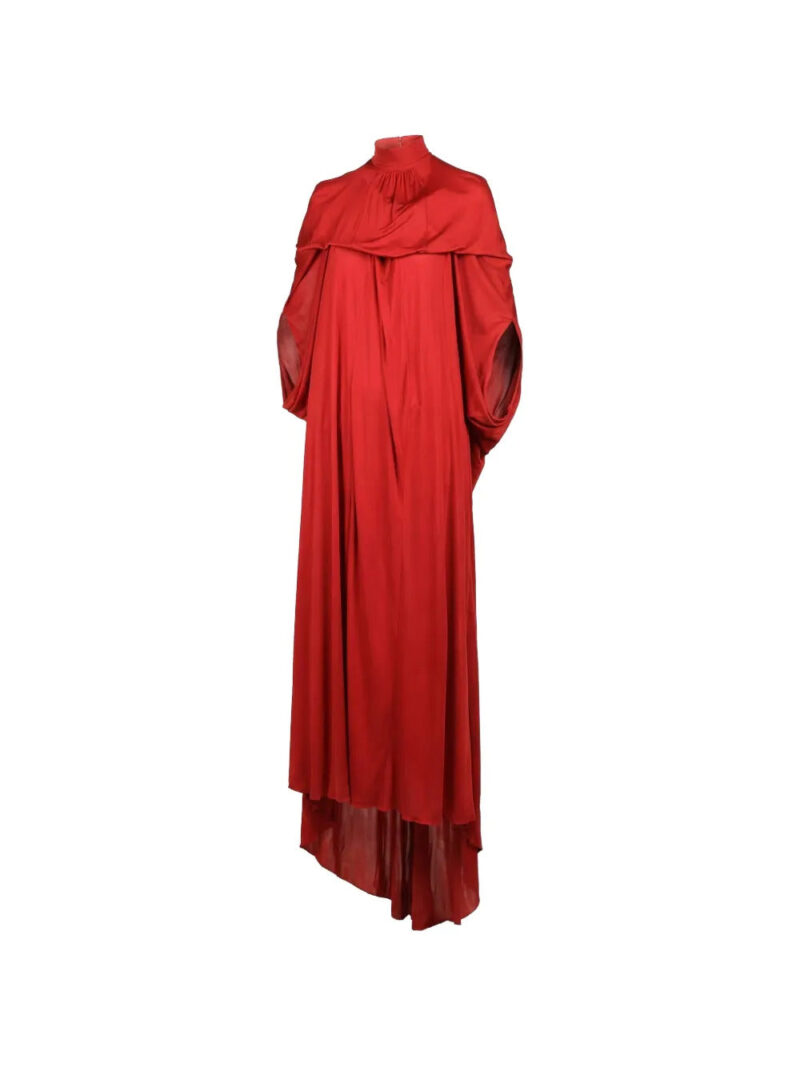 Valentino Garavani  high-neck draped maxi dress