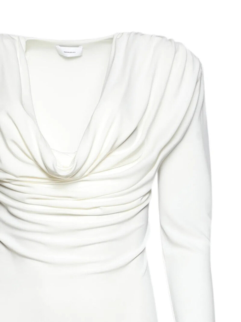 WARDROBE.NYC  cowl-neck long-sleeve top